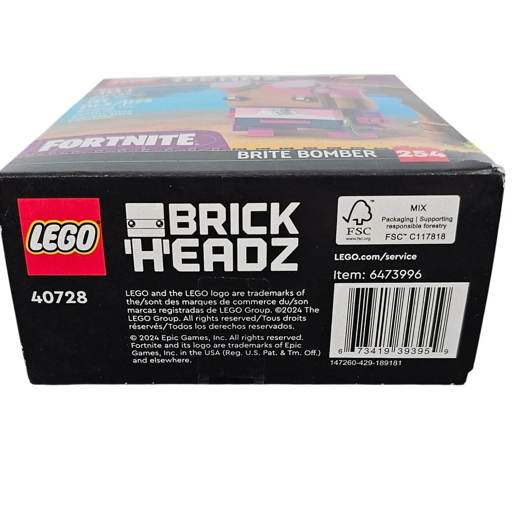 LEGO BrickHeadz Fortnite Brite Bomber‎ 40728 Building Set 151 Pcs New Sealed